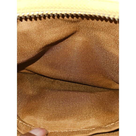 Coach Teri Yellow Shoulder Bag With Signature Quilted Crossbody - Picture 15 of 16